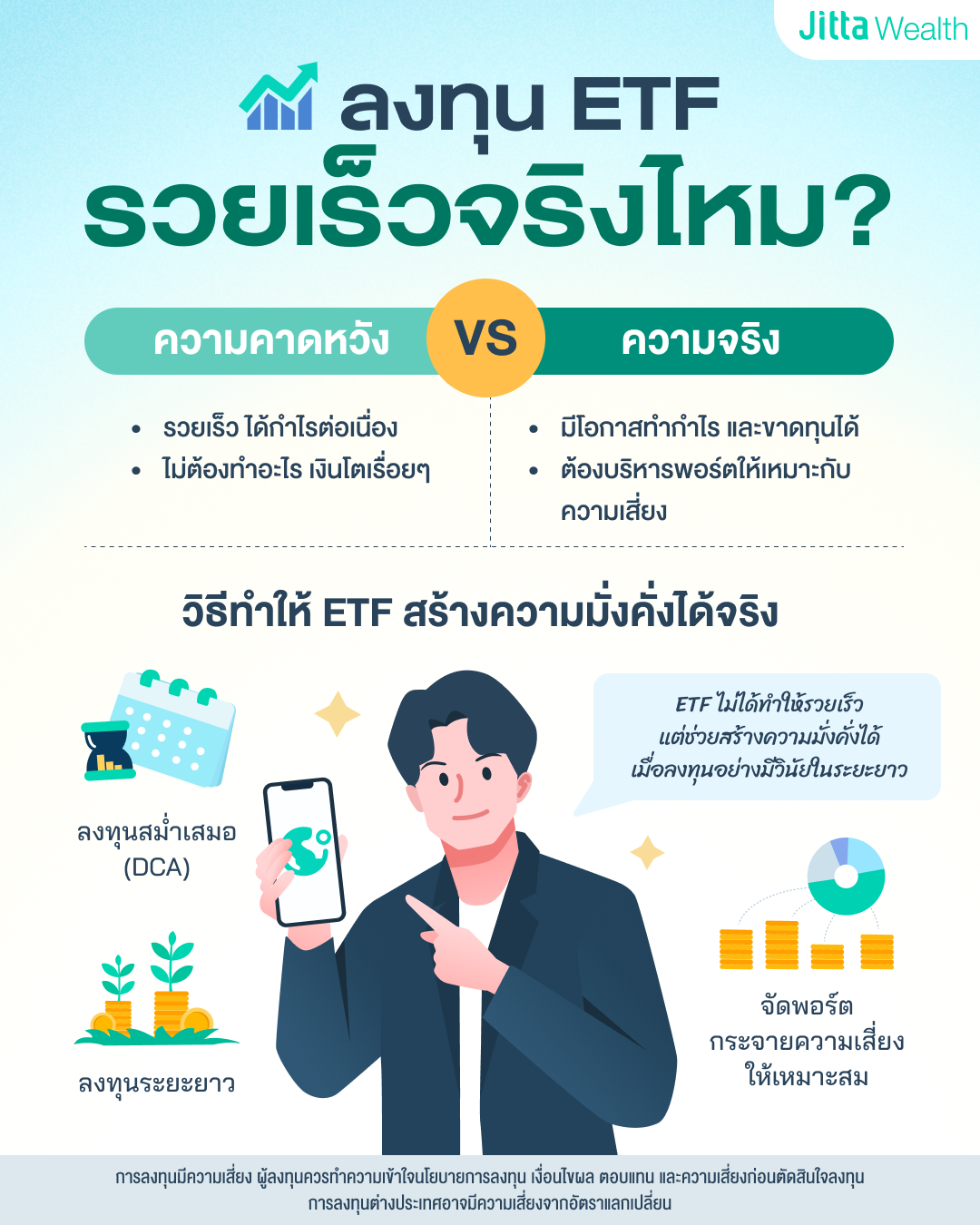 ลงทุนใน ETF รวยได้ในระยะยาว ขายฝันหรือเปล่า?