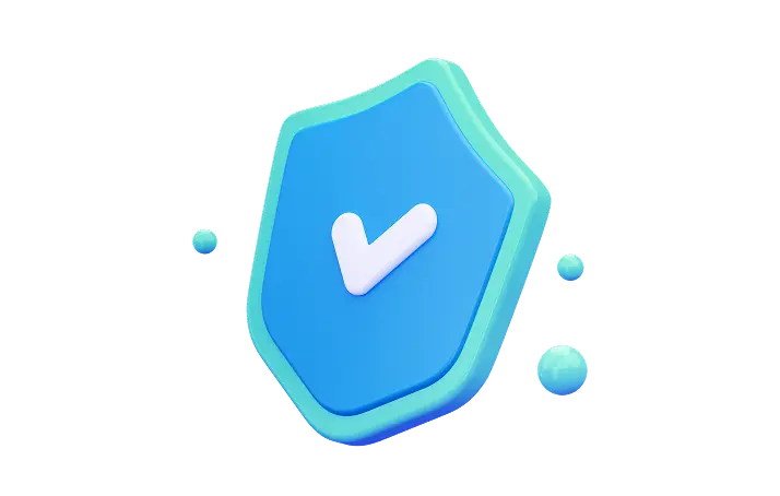 universal-blue-shield-dark-blue-isolated-background-3d-rendering-illustration 1